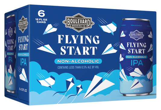 Flying Start Non-Alcoholic IPA Six Pack 12 oz. Cans